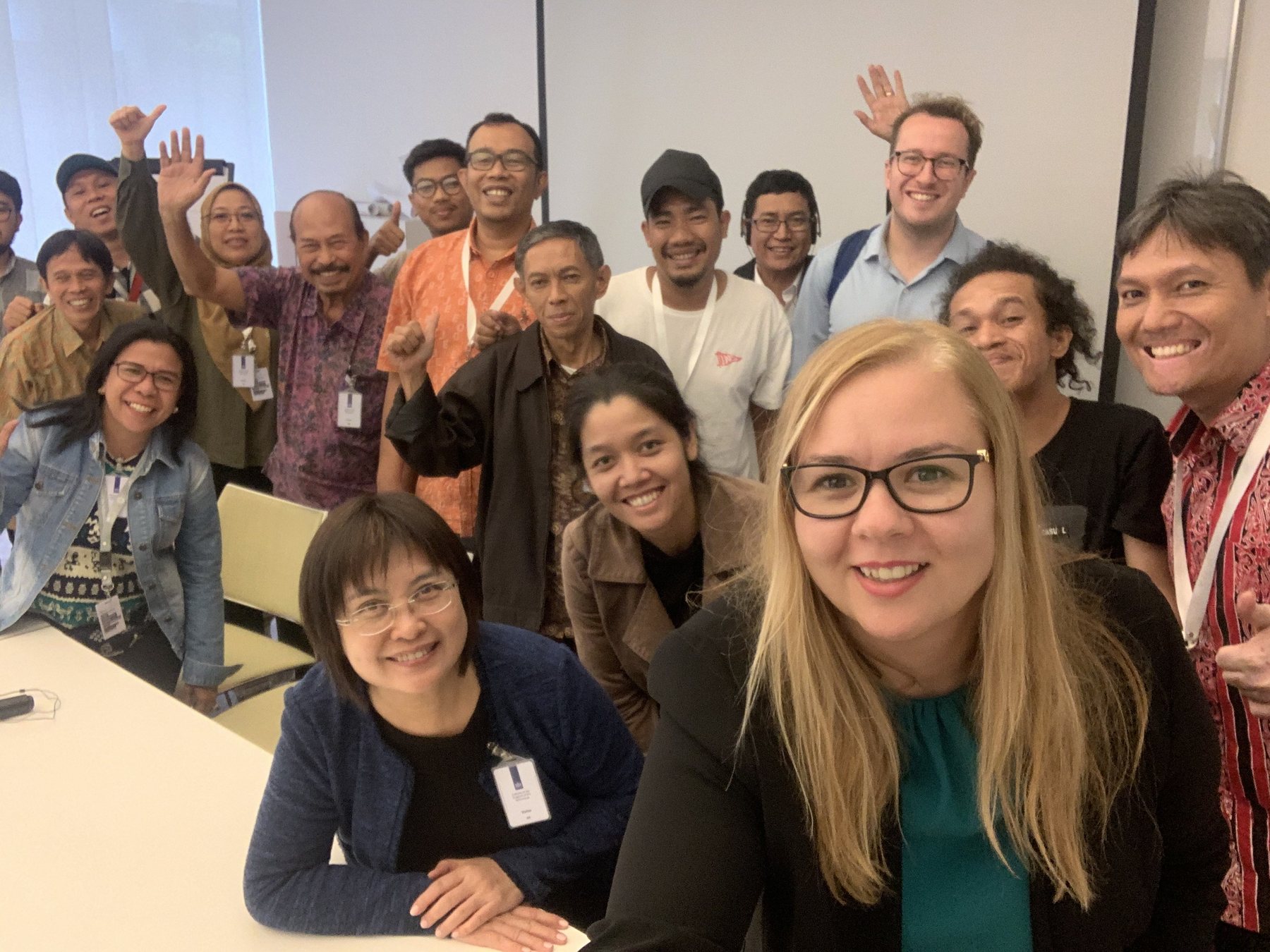 Group photo with training participants